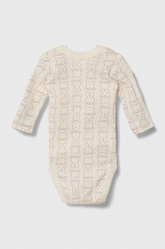 United Colors of Benetton body bawełniane niemowlęce 2-pack 3GI70B00J.W.SEASONAL różowy