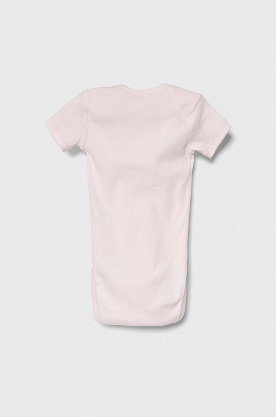 DÍVKA Bavlněné kojenecké body United Colors of Benetton 3-pack 3GI70B079.W.SEASONAL růžová