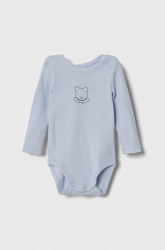 Bavlněné kojenecké body United Colors of Benetton Kojenecký výrobek modrá 3I9WAB00E.W.SEASONAL