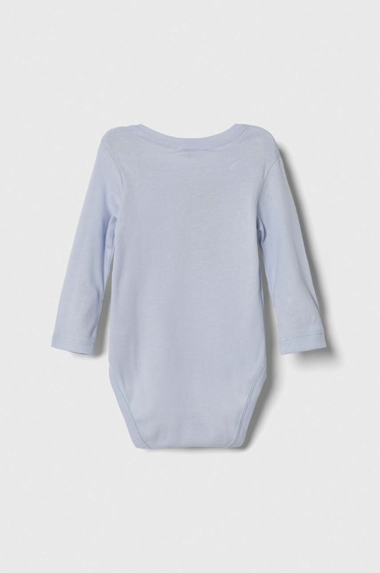 Bavlněné kojenecké body United Colors of Benetton 3I9WAB00E.W.SEASONAL modrá AW23