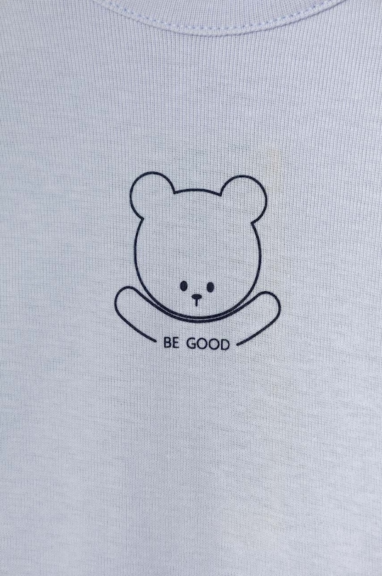 CHLAPEC Bavlněné kojenecké body United Colors of Benetton 3I9WAB00E.W.SEASONAL modrá