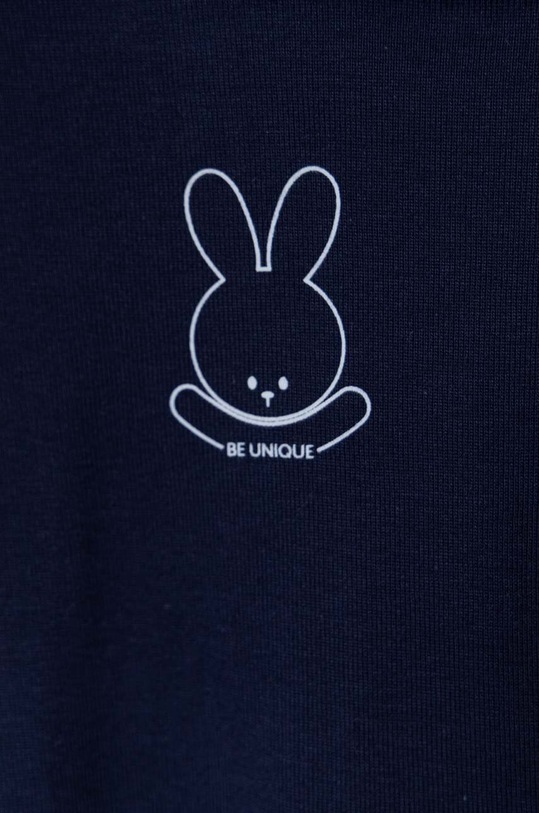 Fiú United Colors of Benetton pamut baba body 3I9WAB00E.W.SEASONAL sötétkék