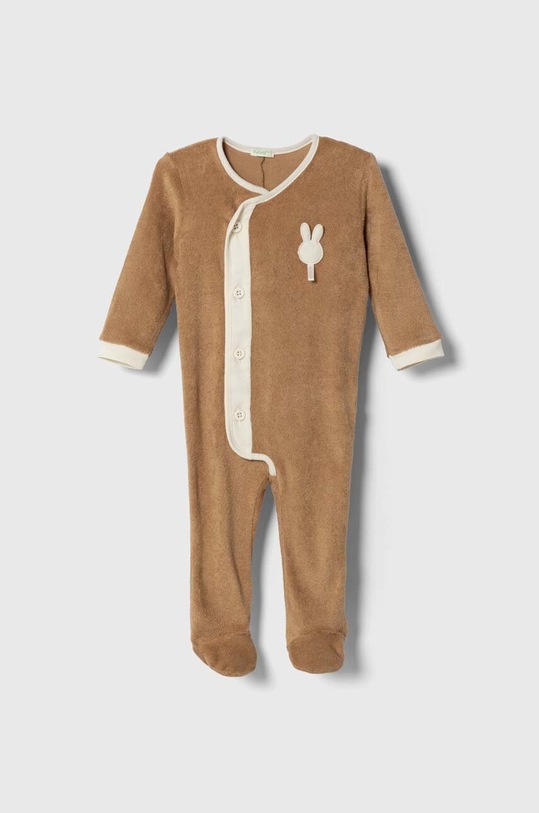 Βρεφικές βαμβακερές ρόμπες United Colors of Benetton Βρεφικό προϊόν μπεζ 3TMB0T01E.W.SEASONAL