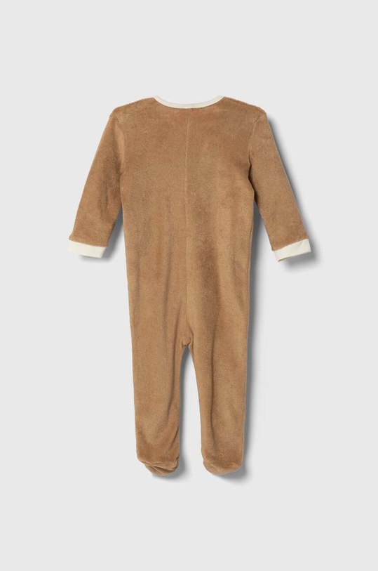 Βρεφικές βαμβακερές ρόμπες United Colors of Benetton 3TMB0T01E.W.SEASONAL μπεζ AW23