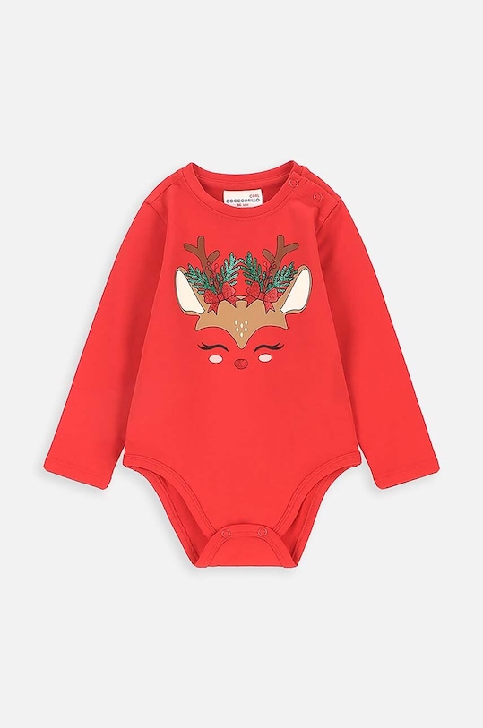 Coccodrillo body niemowlęce Produkt niemowlęcy czerwony ZC3112108MER