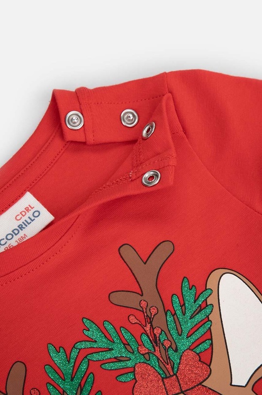 Chłopiec Coccodrillo body niemowlęce ZC3112108MER czerwony