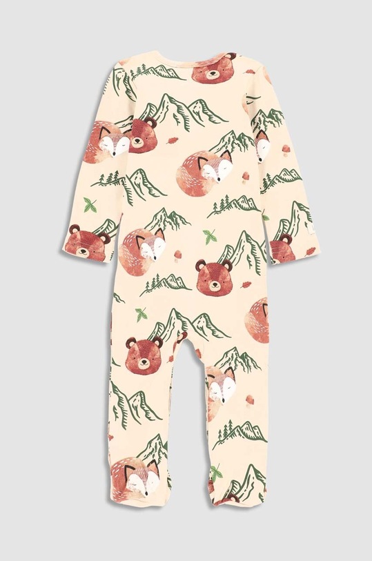 Хлопчик Дитячі бавовняні повзунки Coccodrillo ZC3404102USB бежевий