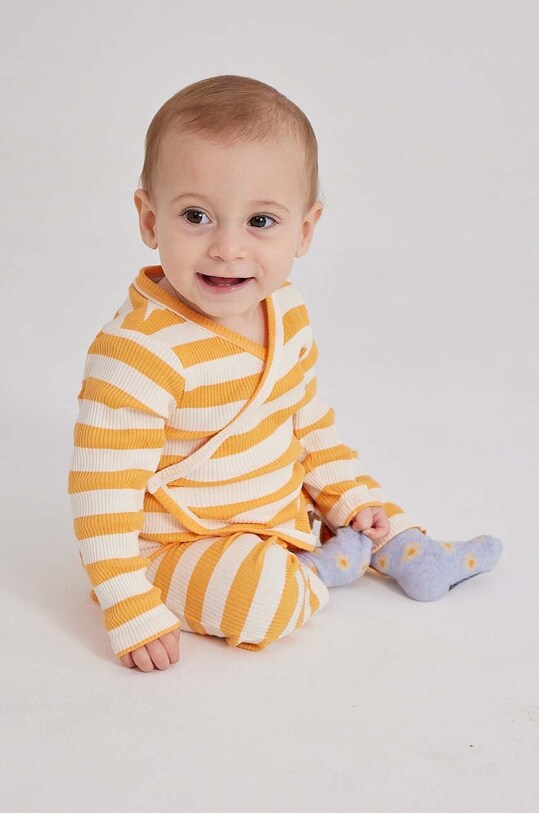 Bobo Choses rampers niemowlęcy 223AB073 żółty