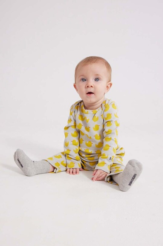 Bobo Choses rampers niemowlęcy Produkt niemowlęcy szary 223AB075