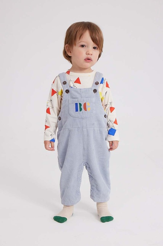 Bobo Choses ogrodniczki niemowlęce niebieski 223AB081