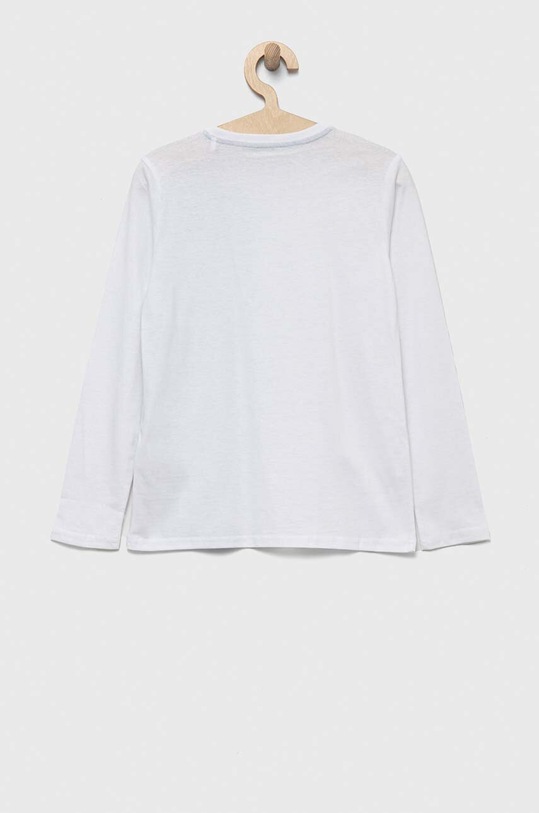 Guess longsleeve bawełniany dziecięcy L3YI35.K8HM4.9BYX biały AW23