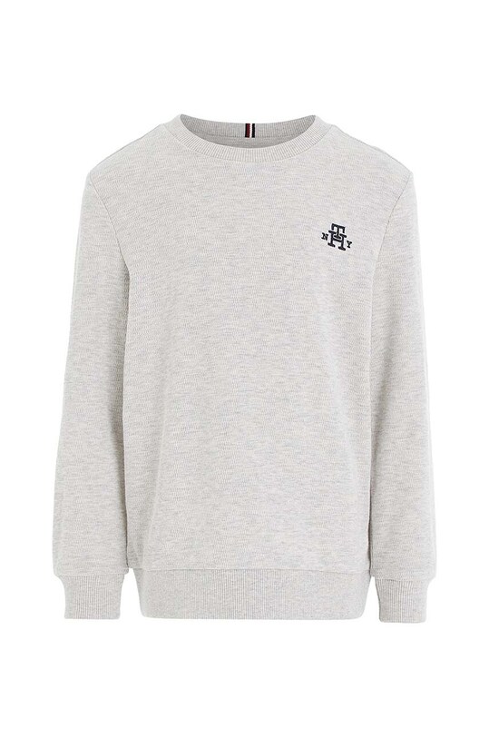 Tommy Hilfiger bluza bawełniana dziecięca KB0KB08350.128.176.9BYX szary AW23