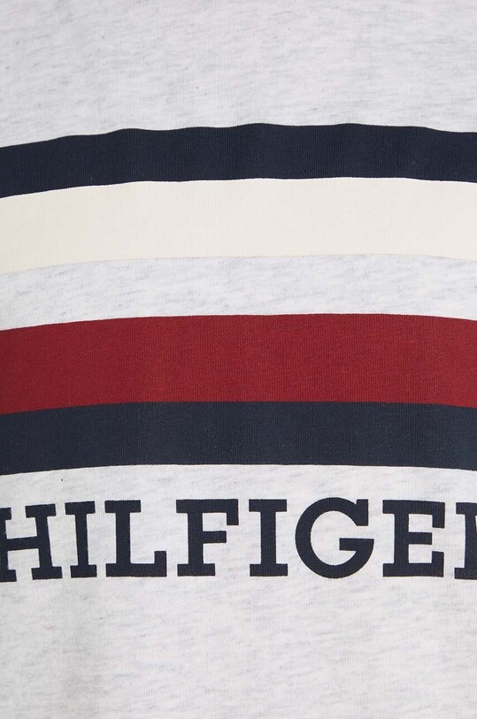 Παιδικό βαμβακερό μακρυμάνικο Tommy Hilfiger γκρί KB0KB08331.128.176.9BYX