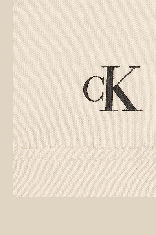 Calvin Klein Jeans longsleeve bawełniany dziecięcy beżowy IB0IB01701.9BYX