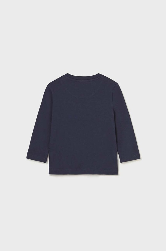 Mayoral longsleeve bawełniany niemowlęcy 108.3C.Baby.9BYX niebieski AW23