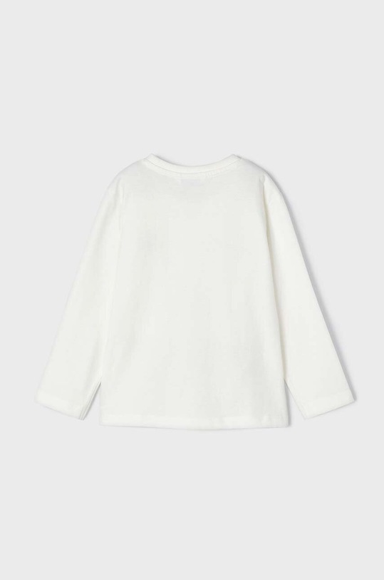 Mayoral longsleeve bawełniany dziecięcy 173.5G.Mini.9BYX beżowy AW23