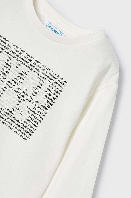 Chłopiec Mayoral longsleeve bawełniany dziecięcy 173.5G.Mini.9BYX beżowy