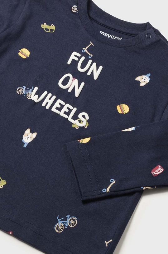 CHLAPEC Dětský bavlněný dlouhý rukáv Mayoral 2021.3E.Baby.9BYX námořnická modř