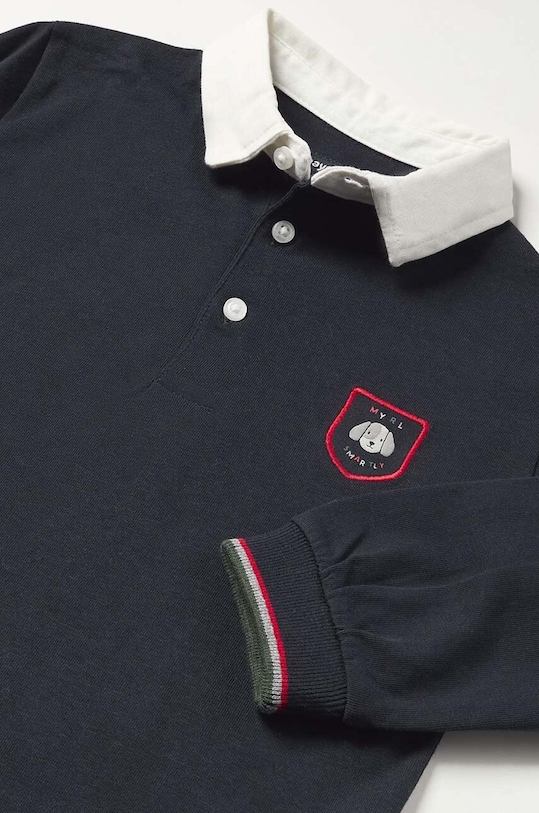 CHLAPEC Dětský bavlněný dlouhý rukáv Mayoral 2168.3A.Baby.9BYX námořnická modř