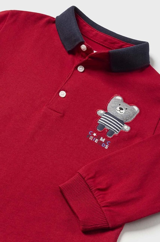 CHLAPEC Kojenecké tričko s dlouhým rukávem Mayoral 2172.3G.Baby.9BYX červená