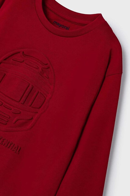Chłopiec Mayoral longsleeve bawełniany dziecięcy 4020.5C.Mini.9BYX czerwony