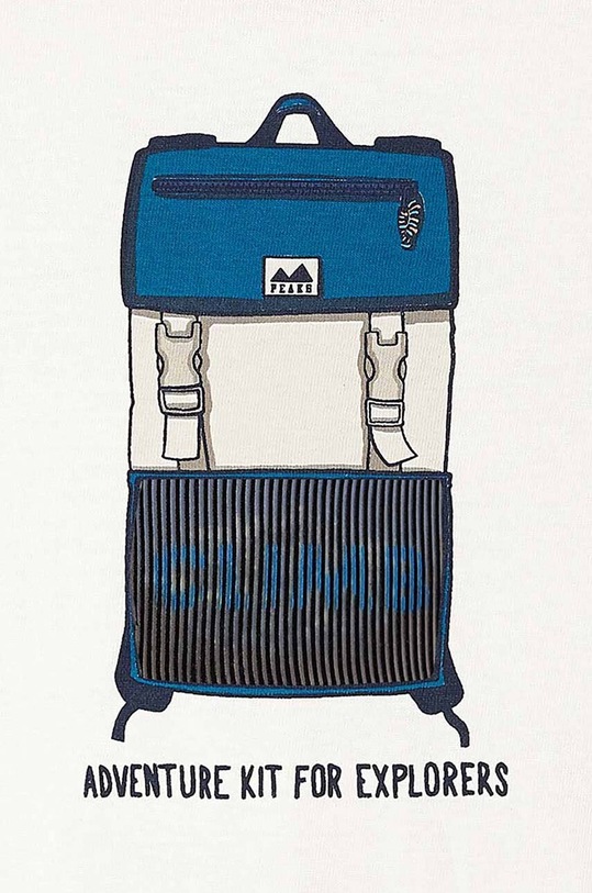 Mayoral longsleeve bawełniany dziecięcy 4028.5E.Mini.9BYX beżowy