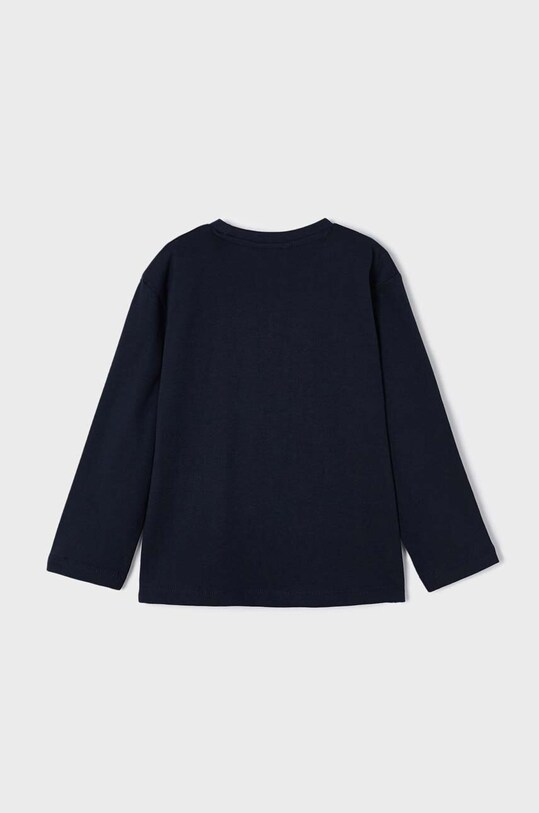 Mayoral longsleeve din bumbac pentru copii 4028.5E.Mini.9BYX bleumarin AW23