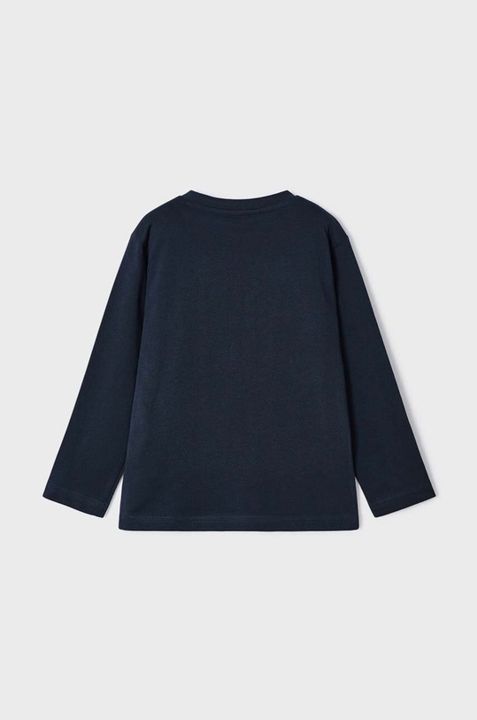 Mayoral longsleeve bawełniany dziecięcy 4036.5G.Mini.9BYX granatowy AW23