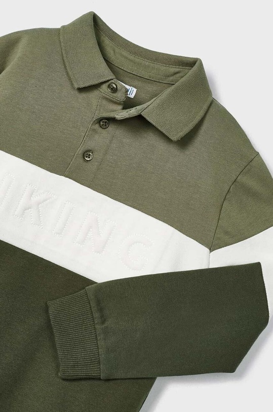 Mayoral longsleeve dziecięcy zielony 4104.5G.Mini.9BYX