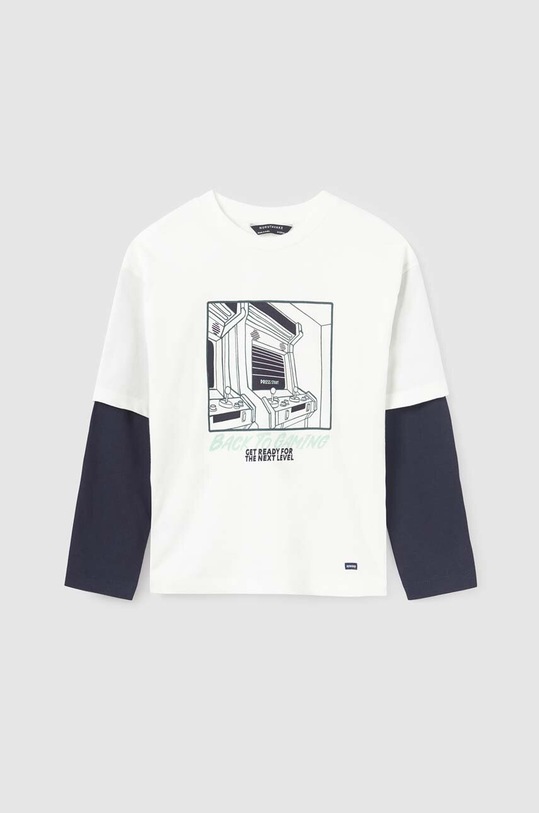 Fiú Mayoral gyerek pamut hosszú ujjú felső 7060.7B.Junior.9BYX bézs