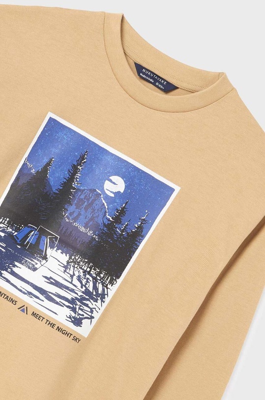 Mayoral gyerek pamut hosszú ujjú felső 7070.7E.Junior.9BYX zöld