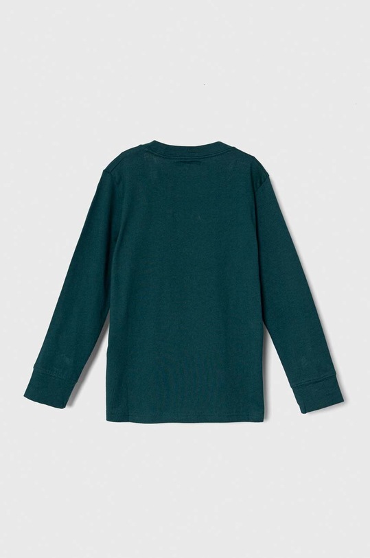 Abercrombie & Fitch longsleeve dziecięcy KI224.3062 zielony AW23