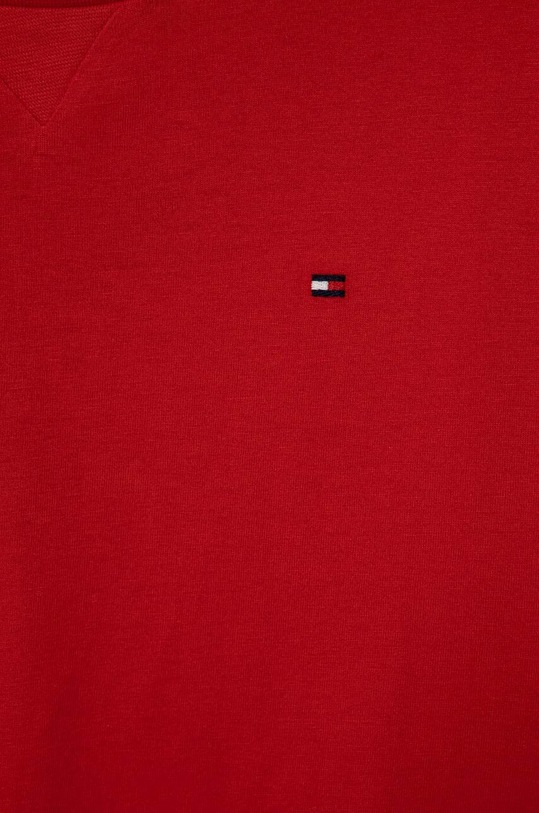 Chłopiec Tommy Hilfiger longsleeve bawełniany dziecięcy KB0KB08576.74.122.9BYX czerwony