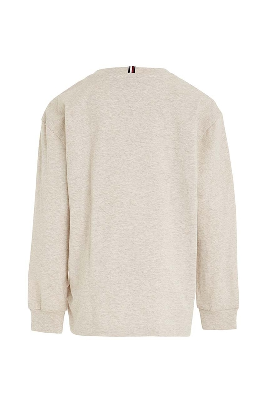 Chłopiec Tommy Hilfiger longsleeve bawełniany dziecięcy KB0KB08576.128.176.9BYX beżowy