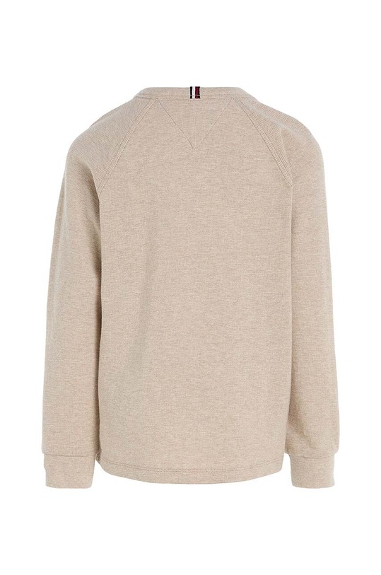 Chłopiec Tommy Hilfiger longsleeve bawełniany dziecięcy KB0KB08611.128.176.9BYX beżowy