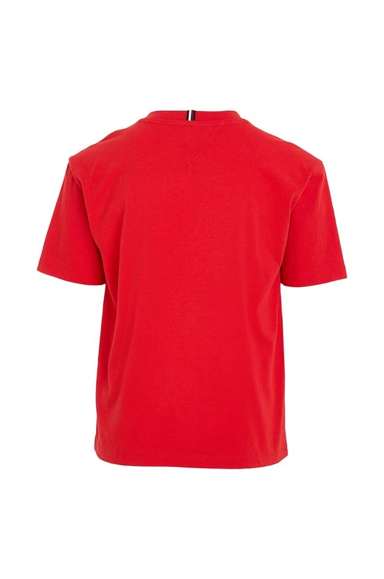 Fiú Tommy Hilfiger gyerek pamut póló KB0KB08548.74.122.9BYX piros