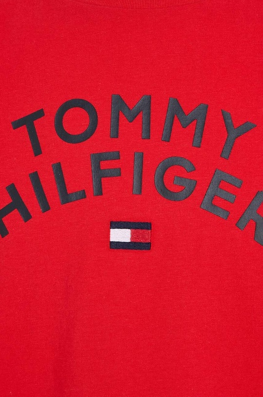 Tommy Hilfiger gyerek pamut póló piros KB0KB08548.74.122.9BYX