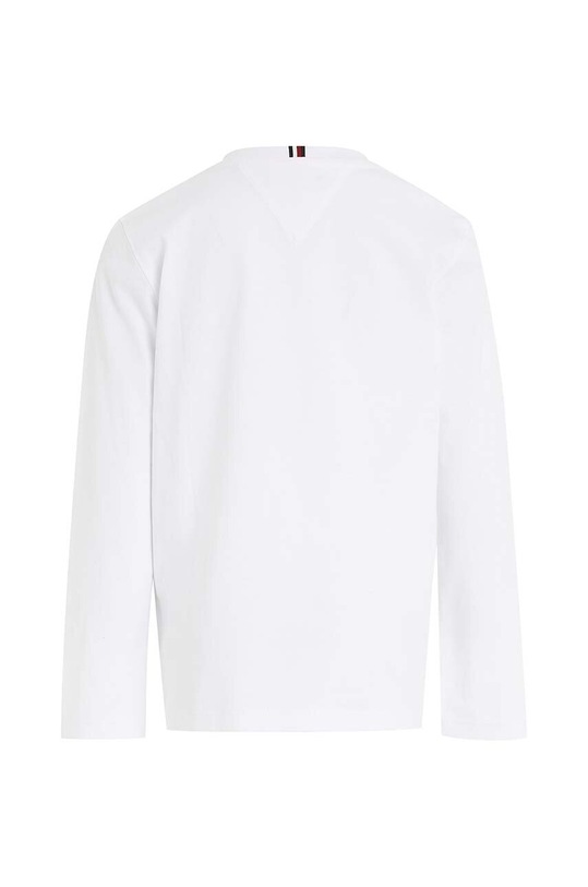 Chłopiec Tommy Hilfiger longsleeve bawełniany dziecięcy KB0KB08627.128.176.9BYX biały