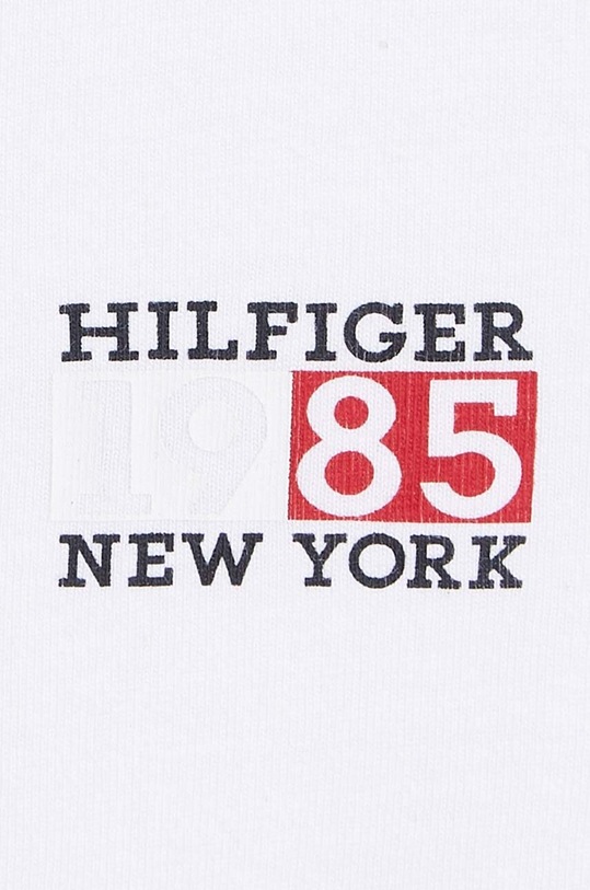 Tommy Hilfiger longsleeve bawełniany dziecięcy biały KB0KB08627.128.176.9BYX