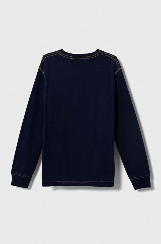 Παιδικό βαμβακερό μακρυμάνικο United Colors of Benetton 3YR3C10E4.G.SEASONAL σκούρο μπλε AW23