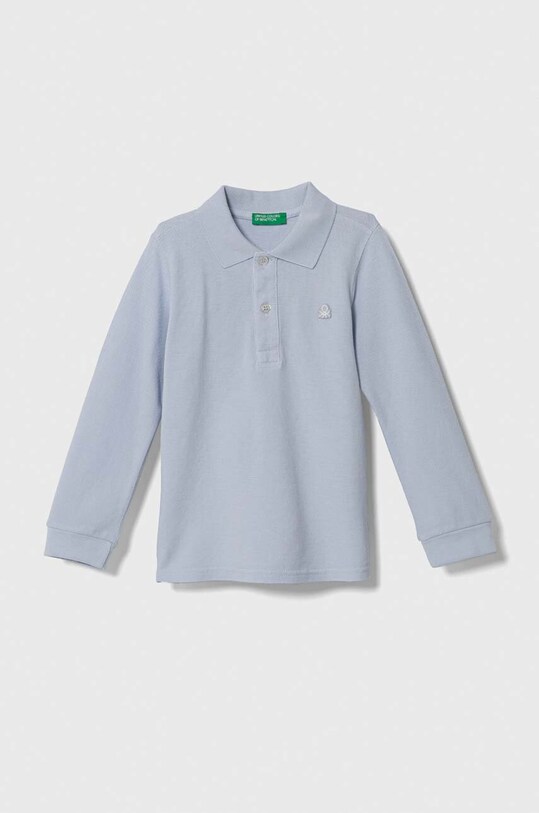 Κοντομάνικη μπλούζα United Colors of Benetton βαμβάκι μπλε 3089G3009.P.REPROPOSED