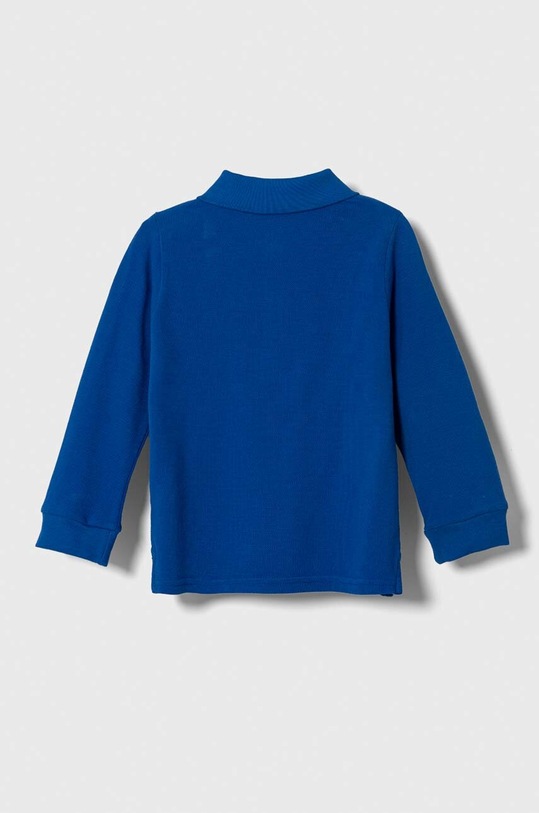 Dječja pamučna majica dugih rukava United Colors of Benetton 3089G3009.P.SEASONAL plava AW24