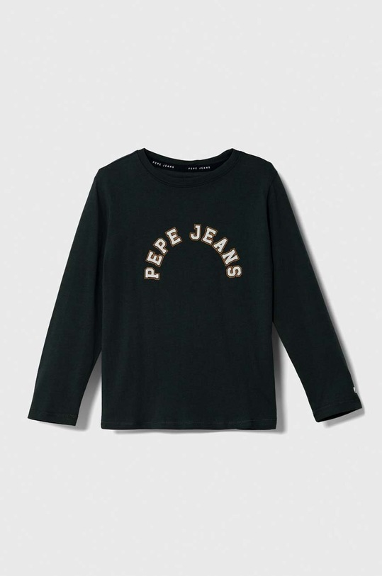 Детска блуза с дълги ръкави Pepe Jeans памук зелен PB503730