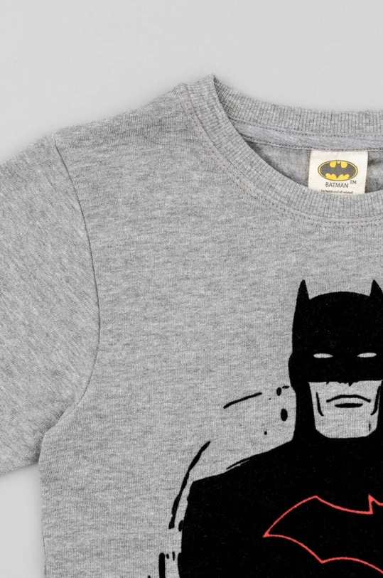 Băieți zippy longsleeve din bumbac pentru copii 3105463601 gri