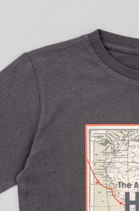 zippy longsleeve bawełniany dziecięcy szary 3105542402