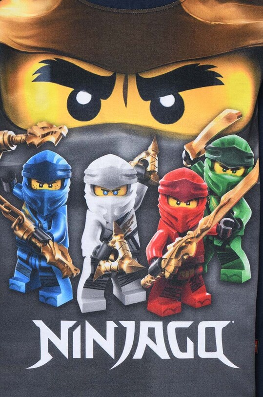 Lego longsleeve din bumbac pentru copii bleumarin 12010946