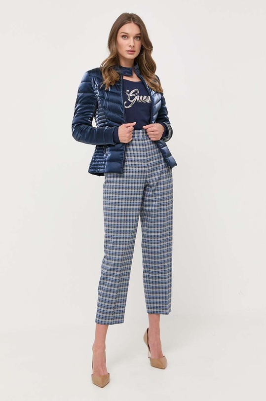 Tričko s dlhým rukávom Guess W3YI37.J1314 tmavomodrá AW23