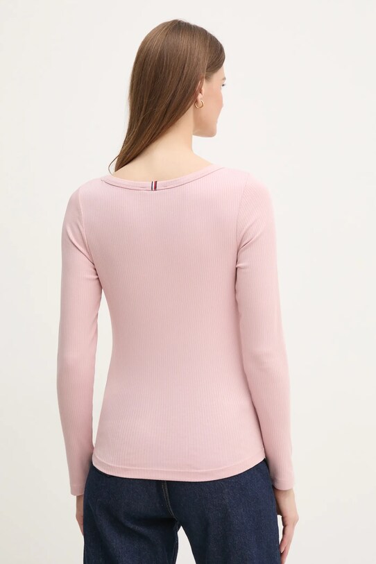 Одяг Лонгслів Tommy Hilfiger WW0WW38869 рожевий