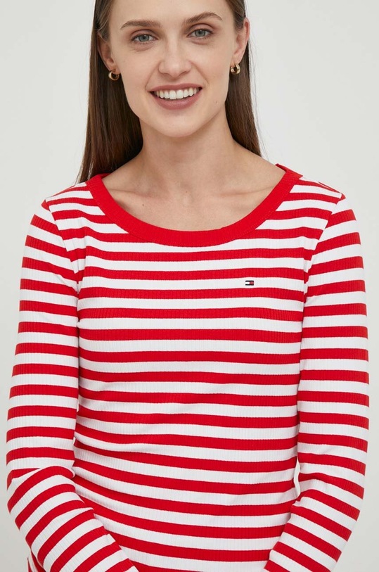 Tommy Hilfiger hosszú ujjú piros WW0WW38869
