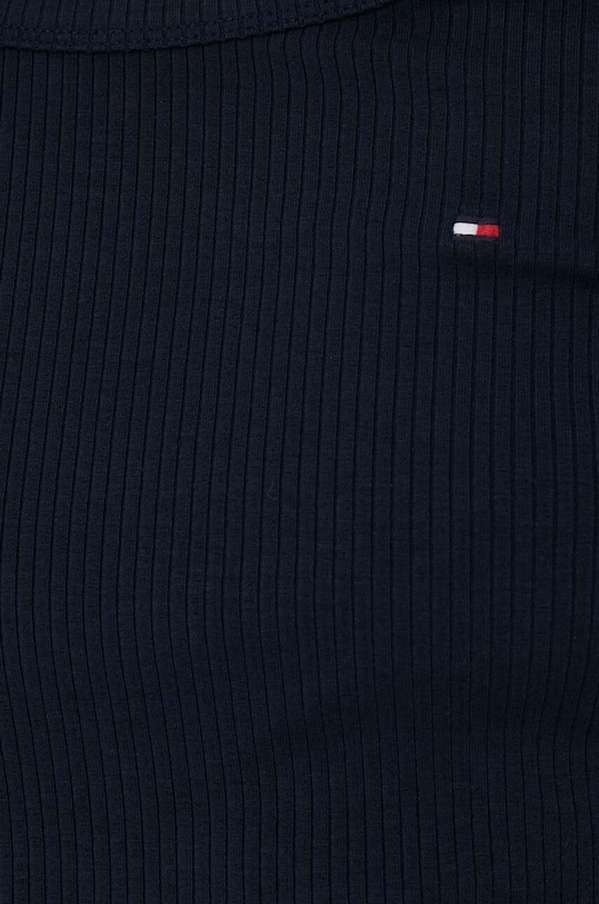 Tričko s dlouhým rukávem Tommy Hilfiger WW0WW38869 námořnická modř